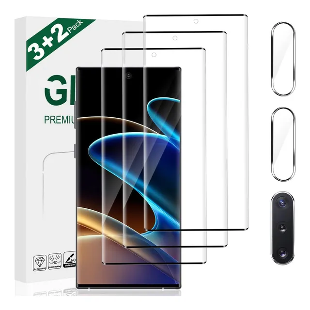 3+2 Protector Pantalla Para Samsung Galaxy Note 10 Vidrio 9h
