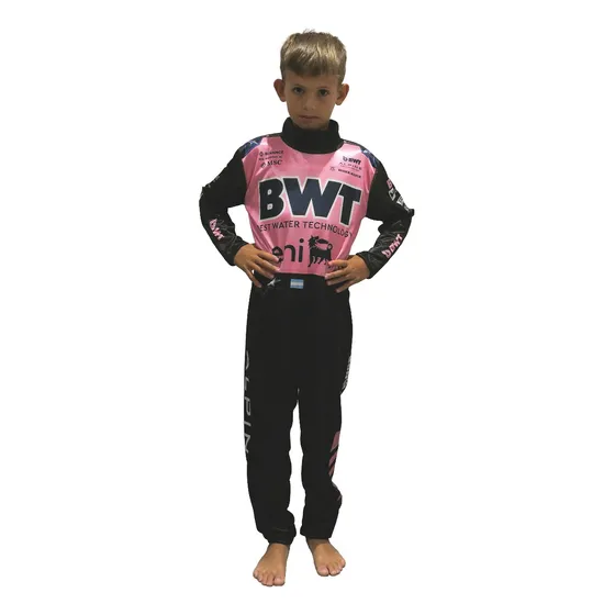 Disfraz Piloto Formula 1 Corredor Carreras Halloween Niños Colapinto - Alpine 3