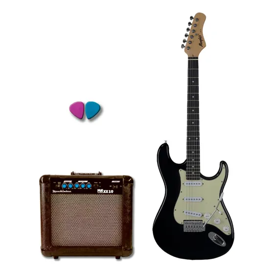 Guitarra Tagima Mg-30 Mg 30 Bk Kit Com Amp E Palh Ofert