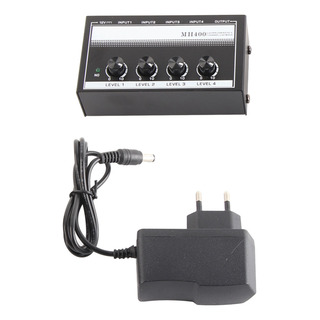 Mezclador De Ruido Ultra Bajo, Línea De 4 Canales, Mini Hub Mezclador De Ruido Ultra Bajo, Línea De 4 Canales, Mini Hub