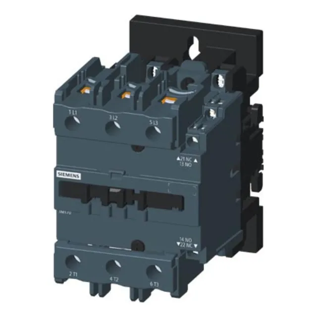 Contatora Siemens Tripolar 3mt7 80a S4 1na+1 Nf 220 Vca