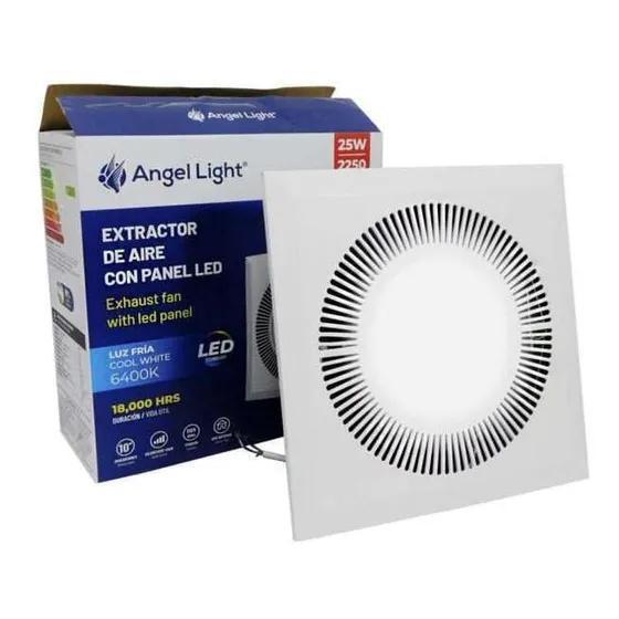 Extractor De Aire 10 Con Panel Led Larga Duracion