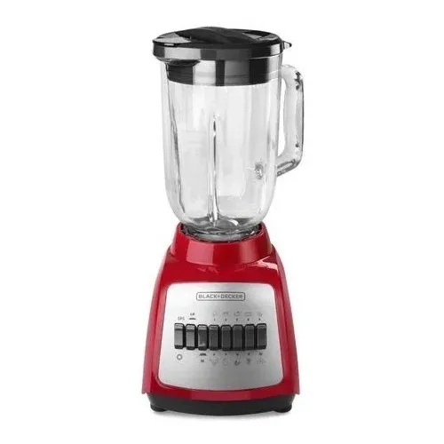 Licuadora Black+decker 550w/ 10 Velocidades/ Jarra De Vidrio
