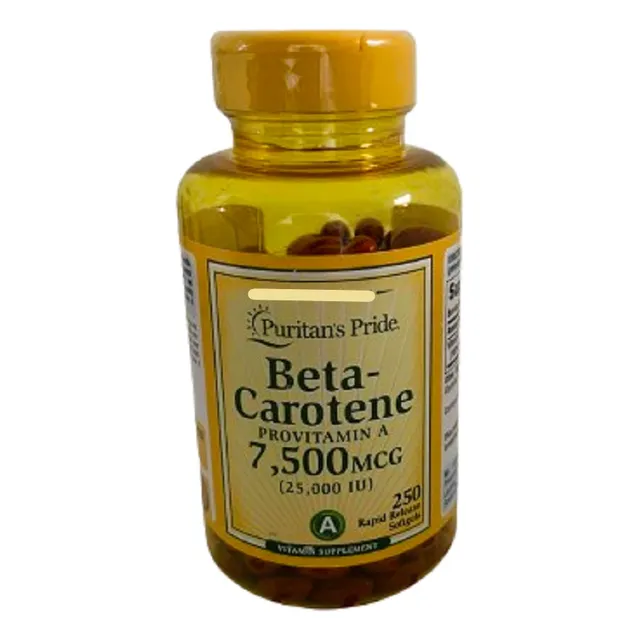 Beta Carotene  7500mcg 250softgels  Puritan´s Pride