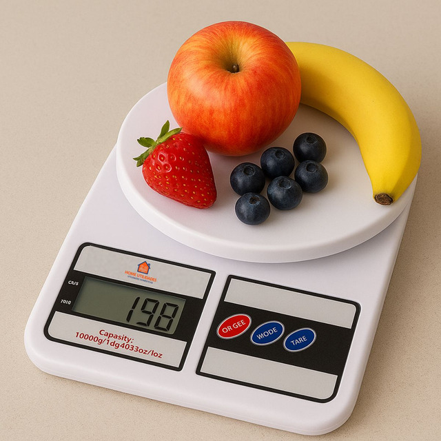 Balança Digital Cozinha Home Utilidades 10kg Precisão 1g Branca Branco 10 Kg