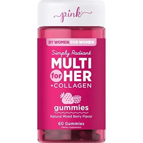 Rosa Multivitamínico Para Mujeres  60 Gummies  No-gmo L8v5k