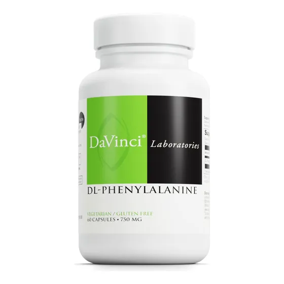 Suplemento Davinci Labs De Dl-fenilalanina 750 Mg 60 Cápsula