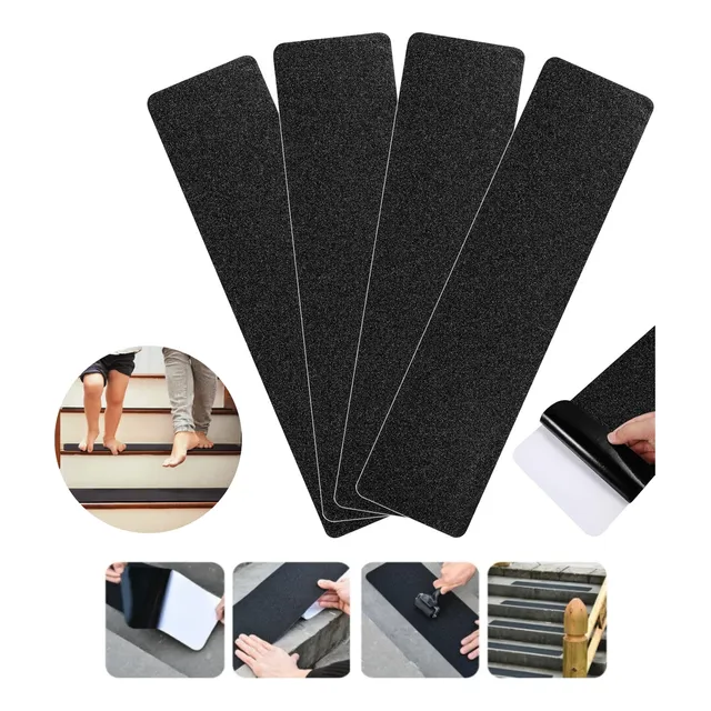 Pack 6 Palmetas Antideslizantes Pisos Escaleras 61cm*15cm