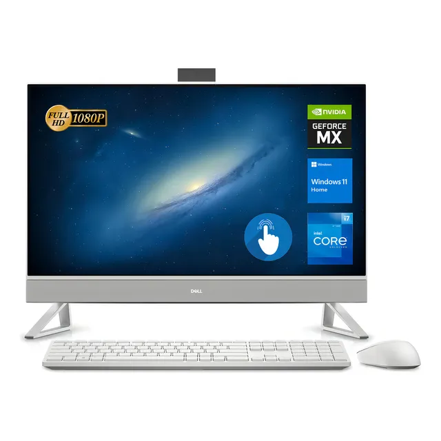 Computadora Dell Inspiron 7700 Aio, Pantalla Táctil Fhd De 27 Pulgadas, Procesador Intel Core I7-1255u De 12.ª Generación, Geforce Mx550, 64 Gb De Ram, Ssd De 2 Tb, Cámara Web, Hdmi, Rj45, Wi-fi 6