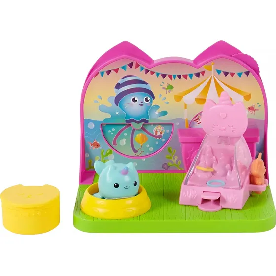 Juego Gabby's Dollhouse Set Habitaciones Con Figura