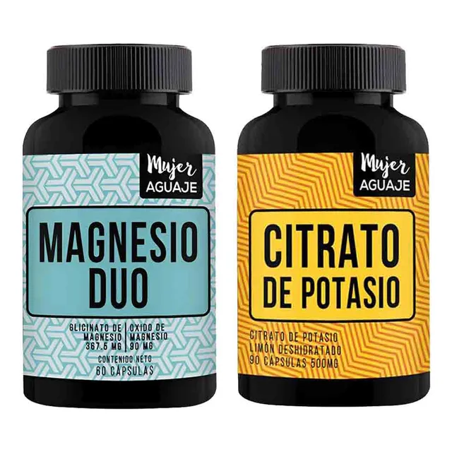 Magnesio Duo + Citrato De Potasio Cápsulas Mujer Aguaje