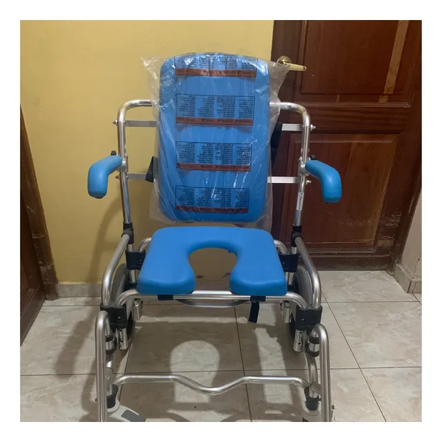 Silla De Ducha Y Cómoda De Transporte Profesional Acolchada.