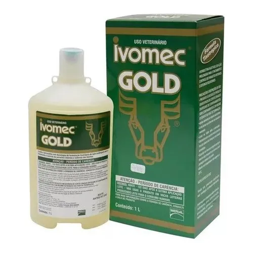 Ivomec Gold - 1 Litro Ultra Gold Amplo Aspecto + Eficiente