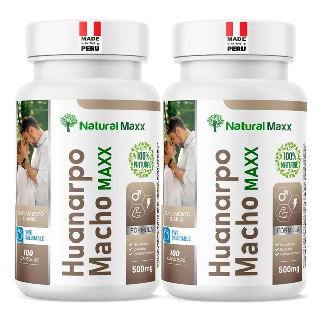 Duo Pack Huanarpo Macho  100 Capsulas Naturalmaxx