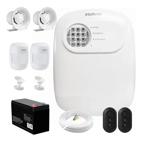 Kit Alarme Intelbras Anm24 Net 2 Sensores Infra Ivp Bateria