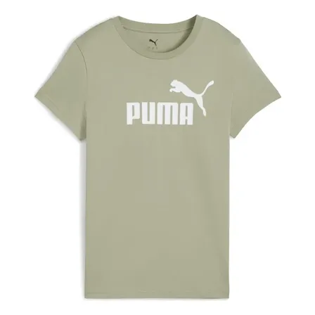 Camiseta Feminina Ess N. 1 Logo Tee Puma Lux Army Lobo M Lisa