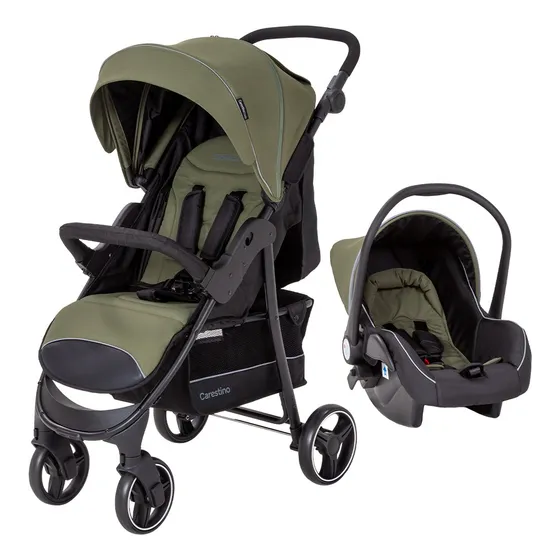 Cochecito City Travel V3 Accesorios Verde Militar