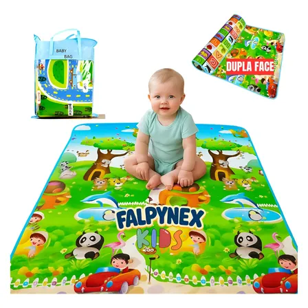Tapete Gigante Térmico Infantil Educativo Para Bebê Duplo Mix