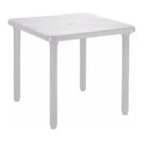 Mesa Manaplas Cuadrada Color Blanco (usada)