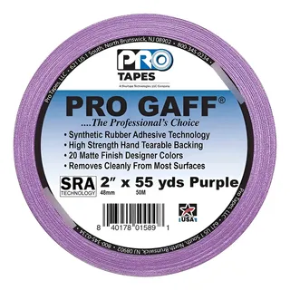 Cinta Adhesiva Gaffer Protapes-progaff Cinta Gaffer 48mm X 50mts Color Morado/purple 50m X 48mm