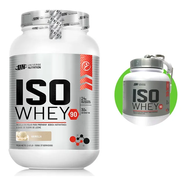 Proteina Iso Whey 1.1kg Vainilla Un + Porta Proteina