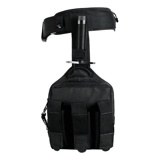 Bolso Tactico Muslera Porta Cuchillo Daga Y Porta Cargador Color Verde