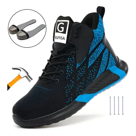 Botas De Seguranca Botina Trabalho Bico De Aço Masculina Epi