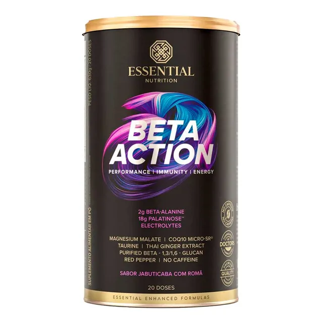 Pré Treino Beta Action - Nitrato - Essential Nutriton (630g)