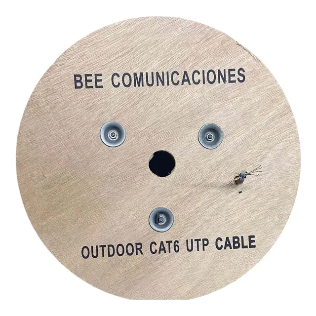 Bobina Cable Utp Cat 6, Doble Forro Exterior, 100% Cobre,ce