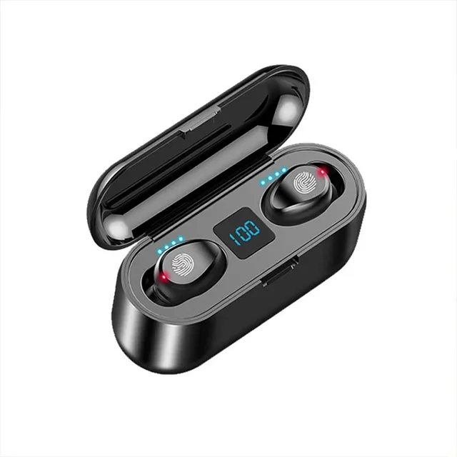 Auriculares Sxf9-2 Tws Con Batería Externa De 2000mah