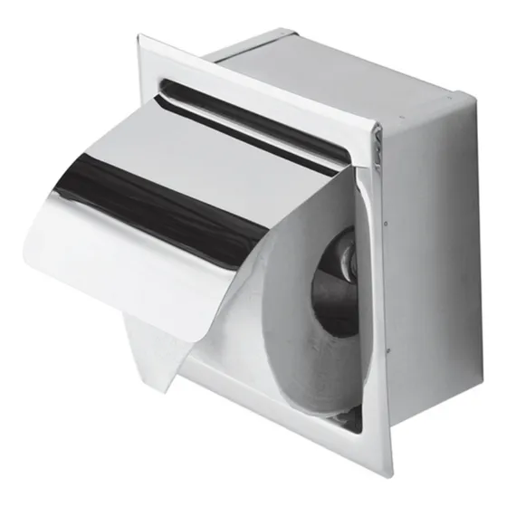 Dispensador De Papel Higienico Sencillo O Doble Para Empotra