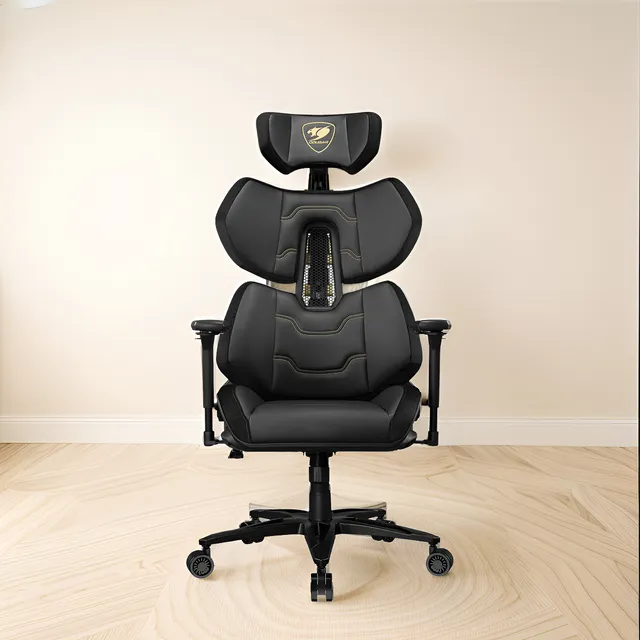 Silla Gamer Cougar Terminator Elite Soporta Hasta 135kg Gold