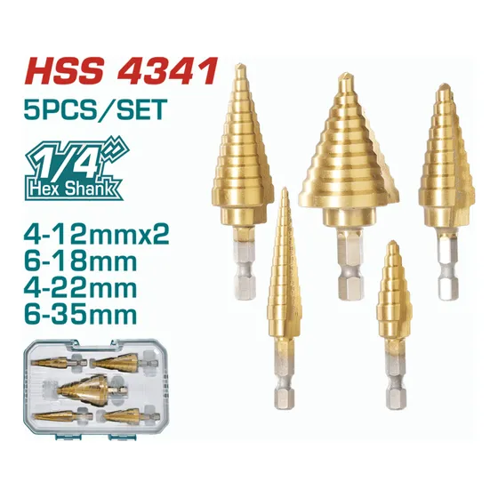 Set 5mecha Escalonada Total Tacsd2051