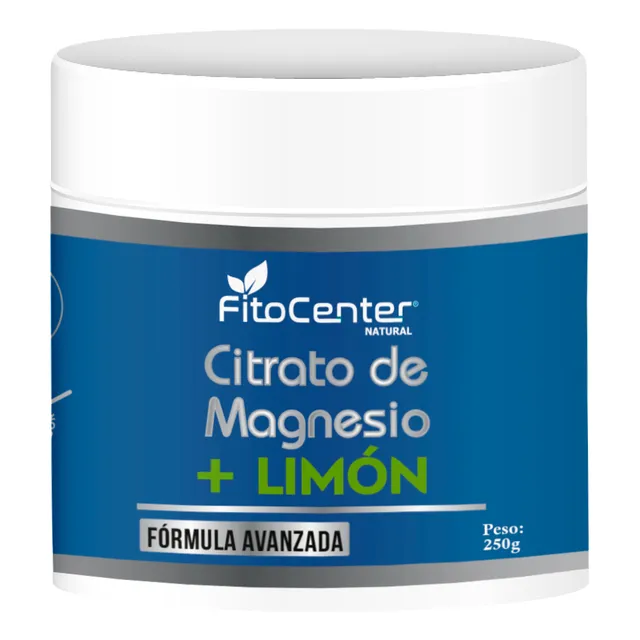 Citrato De Magnesio Fitocenter Natural Sabor 250g