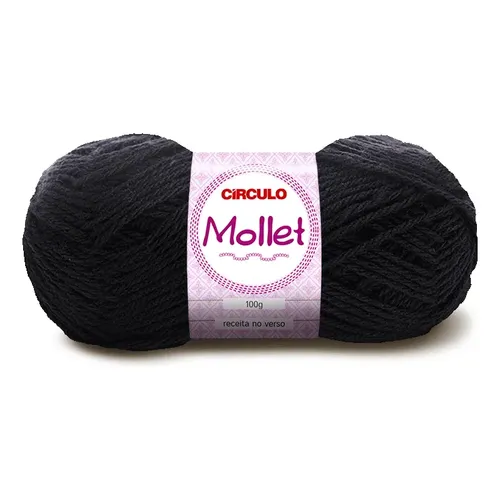 5 Novelos Lã Mollet 40g Crochê / Tricô - Círculo Cor 0608