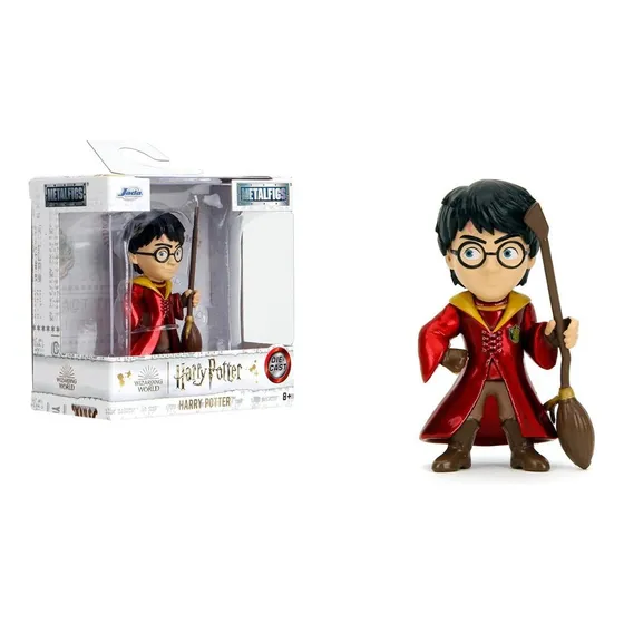 Boneco Harry Potter C/ Vassoura Metalfigs 2,5  Jada Toys