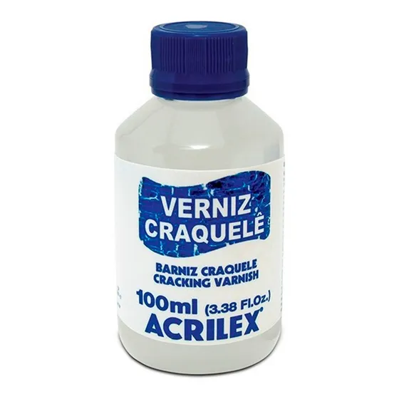 Barniz Craquele Acrilex, interno y externo, brillante