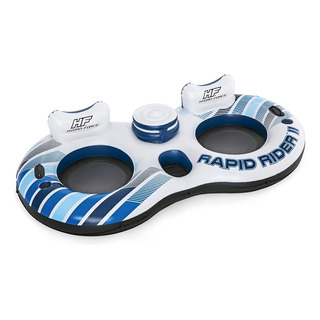 Inflable Flotador 2 Personas Rapid Rider Bestway Hydro-force Color Azul Inflable Flotador 2 Personas Rapid Rider Bestway Hydro-force Color Azul