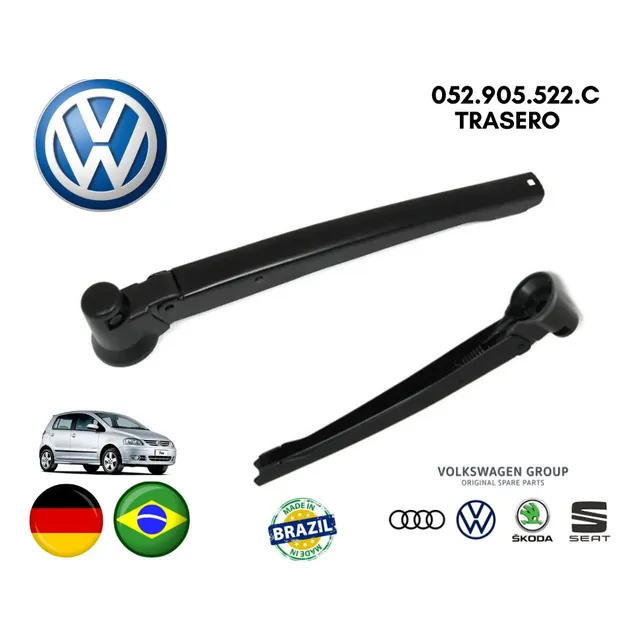 Brazo Trasero Limpiaparabrisas Vw Fox Spacefox Cross Fox 1.6
