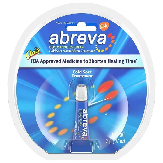 Abreva - Docosanol - Herpes Bolhas - Pomada 2g
