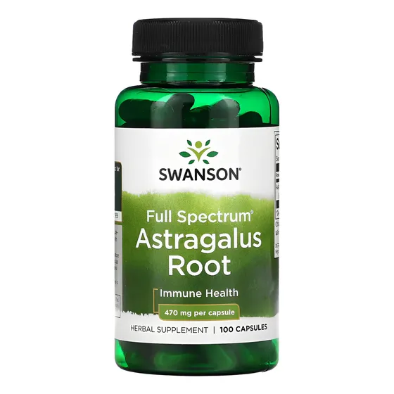 Raiz Astrágalo 470mg Swanson Full Spectrum Astragalus 100cap