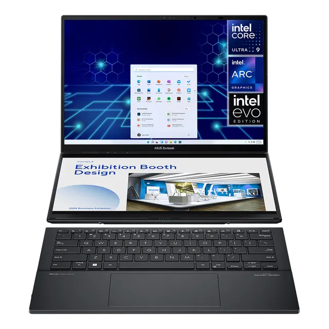 Laptop ASUS Zenbook Duo Intel Core Ultra 9 185H Intel Arc 32GB RAM 2TB OLED Touchscreen Windows 11 Home