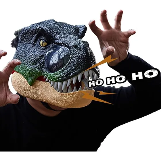 Mascara Cabeza De Dinosaurio Con Sonidos