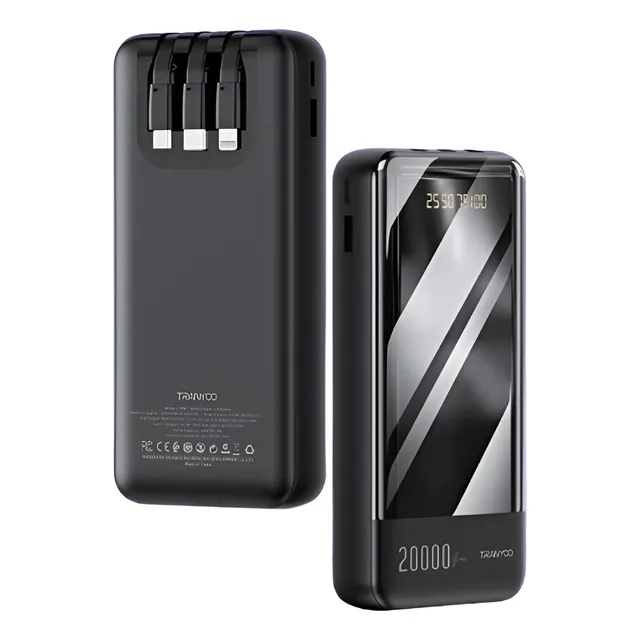 Power Bank Recargable Portátil Carga Rápida 3 En 1 T-d07