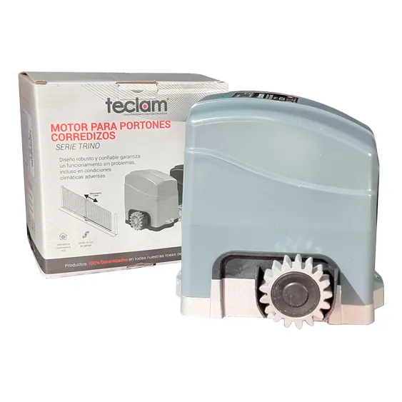 Motor Puerta Corrediza De Garaje Teclam By Agl 300kg Wifi