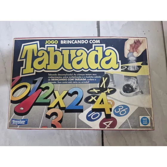 Brinquedo De Tabuleiro - Anos 80-90 - Brincando De Tabuada