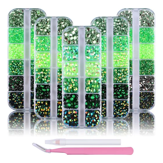 Kit De Decoración De Uñas Con Diamantes De Imitación Kikonok