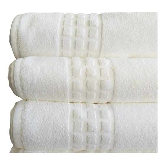 Conjunto De Toalha Banhão Luxo Grossa Gigante Atacado Macia Cor Branco Hotel Luxo