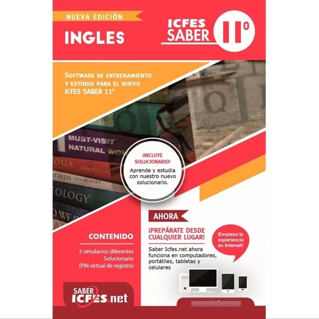 Libro (nuevo) Saber Icfes.net Inglés 11°