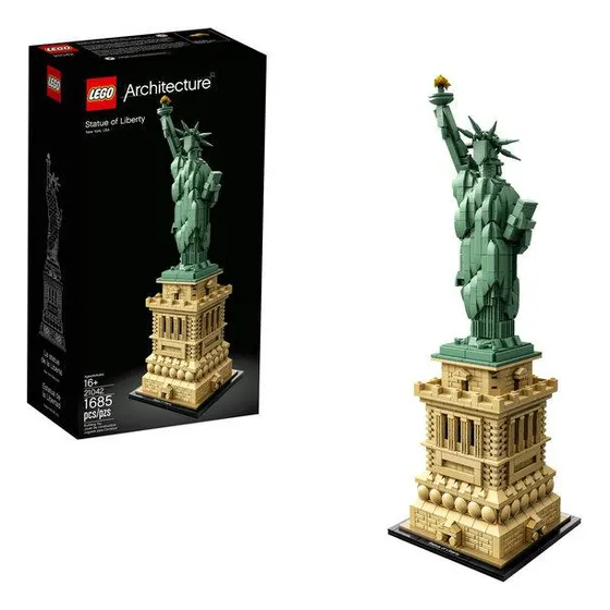 Jogo De Montar Architecture Statue Of Liberty 21042 Lego Quantidade de peças 1685